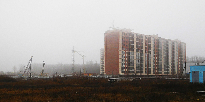 Строительство ЖК, декабрь 2017