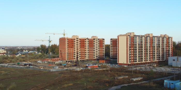 Строительство ЖК, октябрь 2018