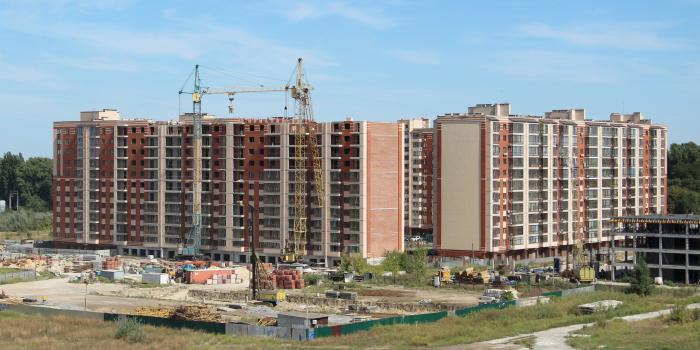 Строительство ЖК, август 2019